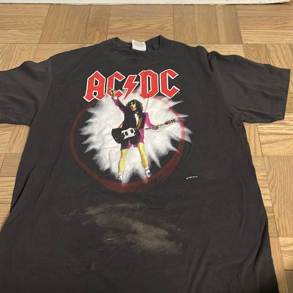 Ac/Dc T Shirt 1988 Tour Blow Up Your Video Size Large Vintage
